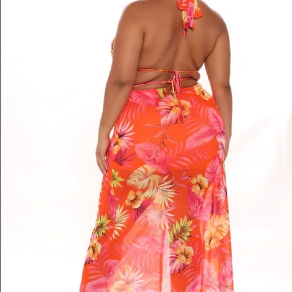 Fashion Nova, Tropical Vacay Maxi Dress (sold out on website) - Picture 2 of 5